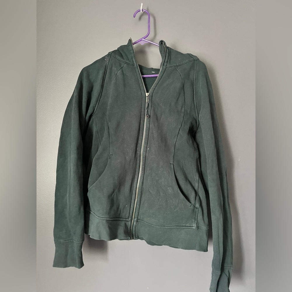 lululemon athletica Green Scuba Hoodie